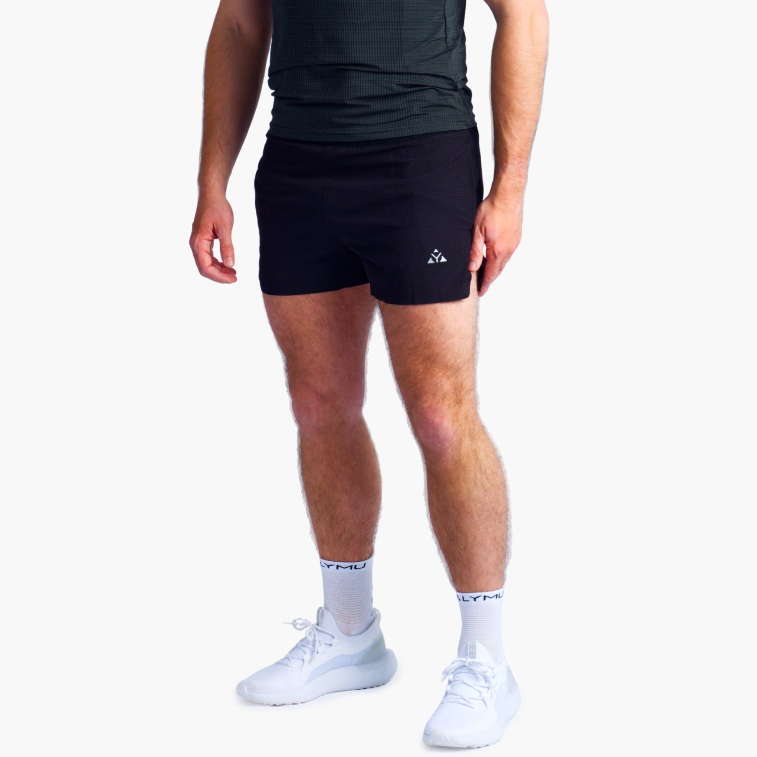 Unisex kraťasy LYMU MARATHON RUN – Černé