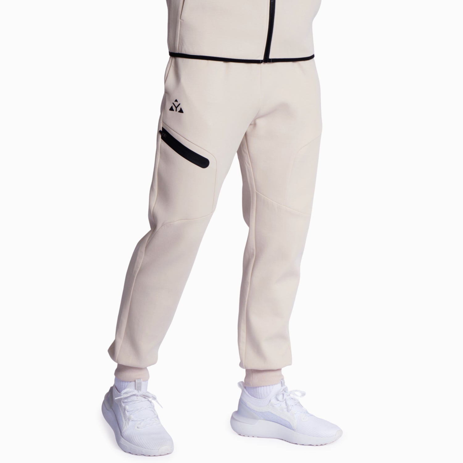 Pánské tepláky LYMU HERO – Béžové