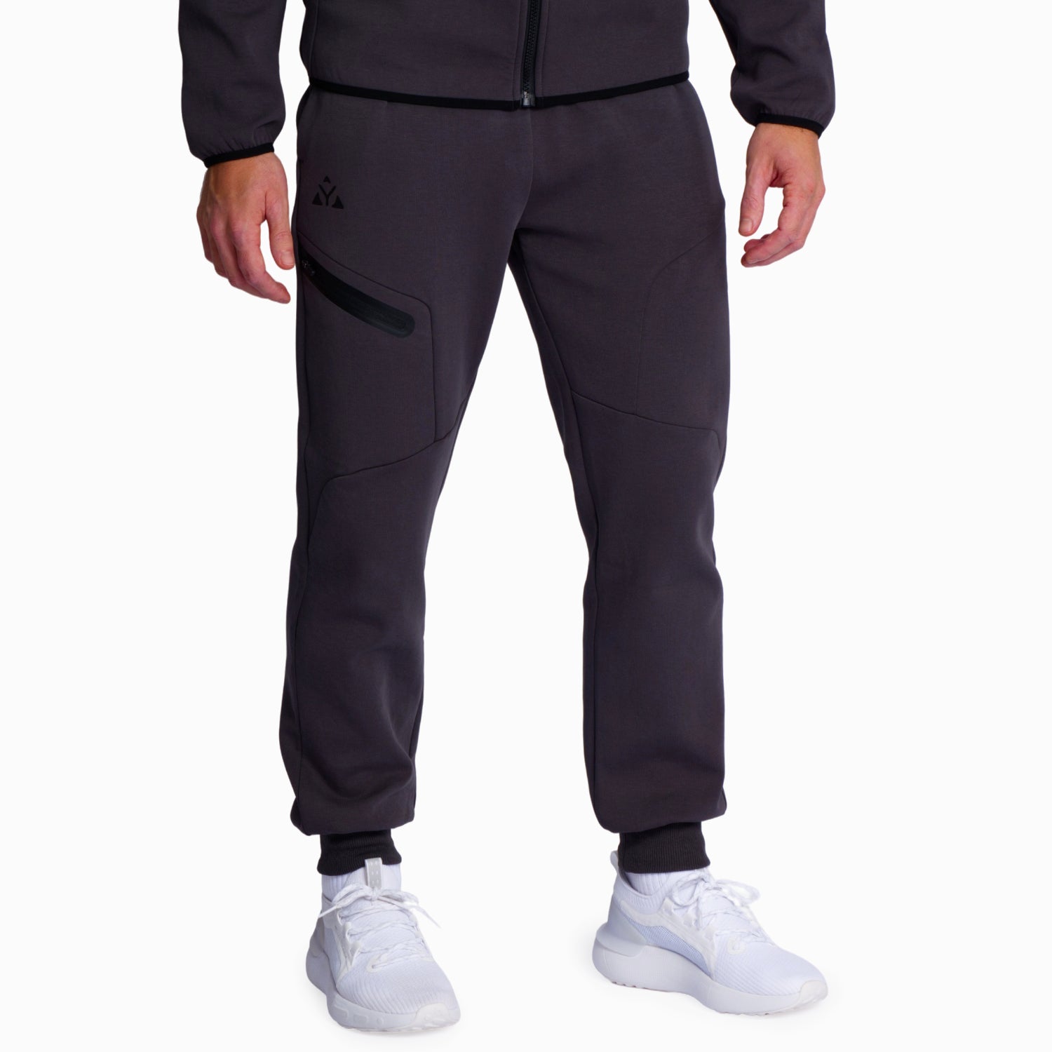 Pánské tepláky LYMU HERO – Tmavě šedé