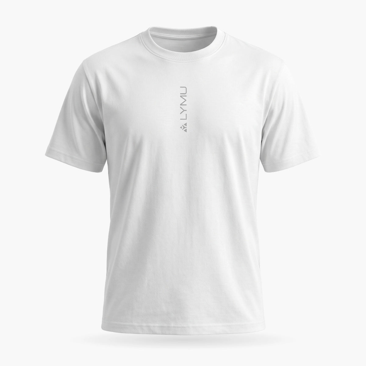 Men's Cotton T-Shirt LYMU SOLO – White