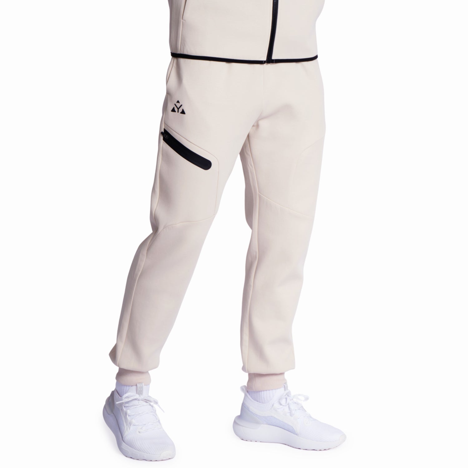 Pánské tepláky LYMU HERO – Béžové