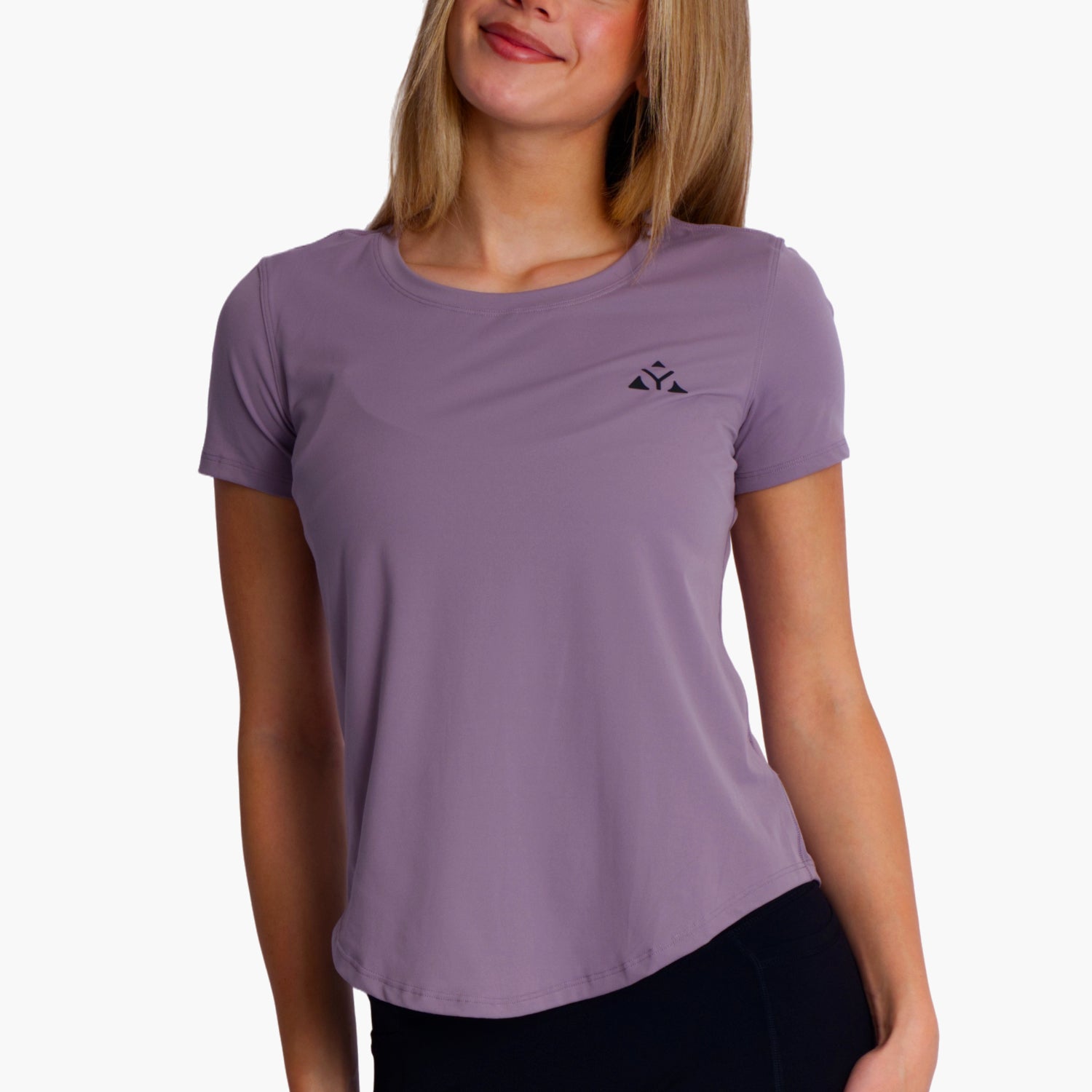 Dámské volné tričko LYMU QUINN – Tmavě růžové